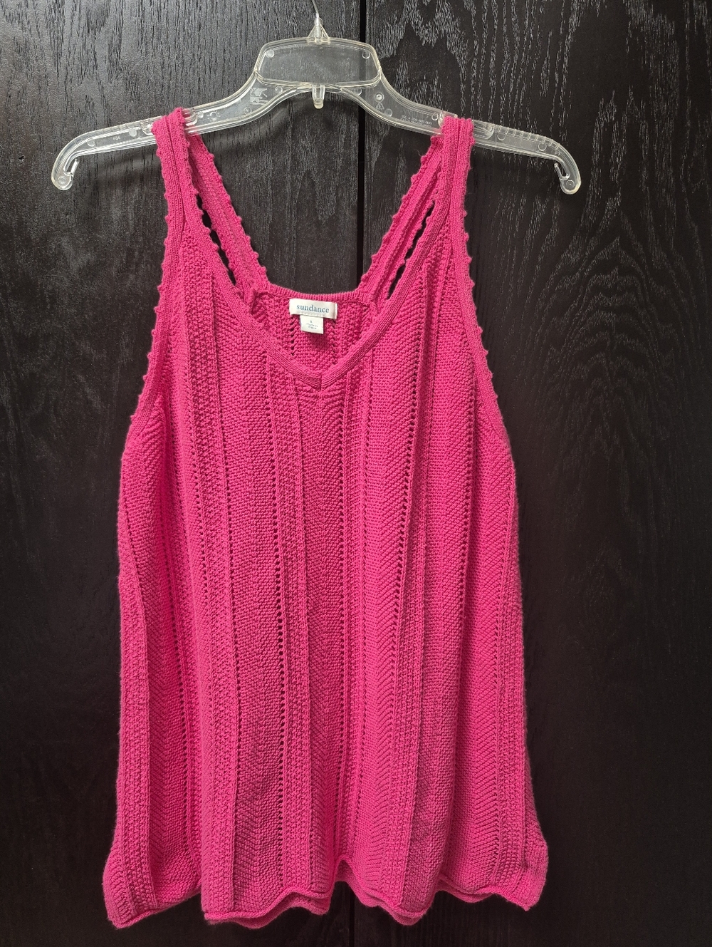 Sundance Easy Days Knit Tank Top Sz L